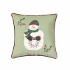 Promo 🔔 C&F Home Holly Snowman Wreath Pillow 👍