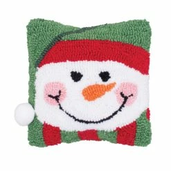 Discount 🤩 C&F Home Happy Snowman Hooked Pillow 😀