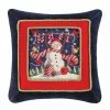 Promo ⭐ C&F Home 18" X 18" Noel Snowman Needlepoint Pillow 💯