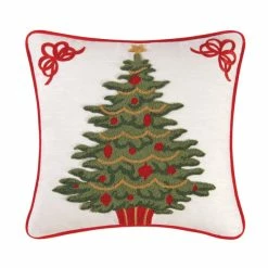 Cheapest 🎁 C&F Home Tree Tufted Decorative Accent Pillow, 18" X 18" 🧨