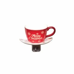 Coupon 🤩 C&F Home Merry 🎄 Christmas Teacup Nightlight 🎁