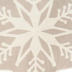 Promo 🤩 C&F Home Snowflake Shaped 18" X 18" Tufted Throw Pillow ⌛ -Deals C&F Home Store unnamed file 211