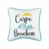 Cheapest ⌛ C&F Home 10" X 10" Carpe Beachem Embroidered Throw Pillow 🔥
