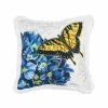 Budget 👍 C&F Home 18" X 18" Botanical Butterfly Spring Embellished Throw Pillow ⌛