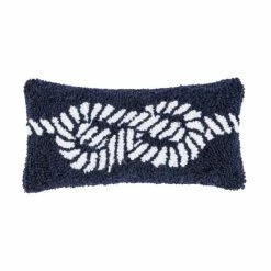 Cheap β C&F Home 6" X 12" Rope Knot Hooked Throw Pillow π