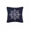 Outlet 👏 C&F Home 10" X 10" Ship Wheel Knitted Throw Pillow 👏