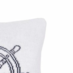 Outlet 👏 C&F Home 10" X 10" Ship Wheel Knitted Throw Pillow 👏 -Deals C&F Home Store unnamed file 306