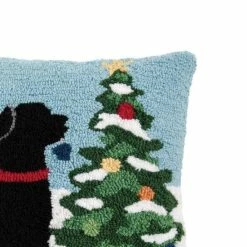 Top 10 ❤️ C&F Home 🐶 Dog & 🎅 Christmas Tree 18" X 18" Hooked Throw Pillow 🔥 -Deals C&F Home Store unnamed file 341