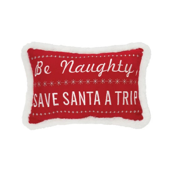 Outlet π C&F Home Be Naughty Petite 8" X 12" Throw Pillow π 1 Outlet π C&F Home Be Naughty Petite 8" X 12" Throw Pillow π