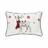 Buy 🌟 C&F Home Frosty Deer Rectangle 13" X 20" Throw Pillow 🤩