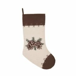 Best deal ❤️ C&F Home Lodge Pinecone Stocking 🔔