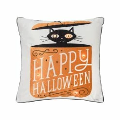 Outlet 🎁 C&F Home Festive Fright Cat LED Pillow ✨