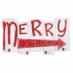 Brand new ⭐ C&F Home Merry 🎄 Christmas Sign W/ Hooks 🔔