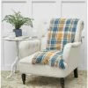 Deals 🎁 C&F Home Blue Gold Plaid Throw ⭐