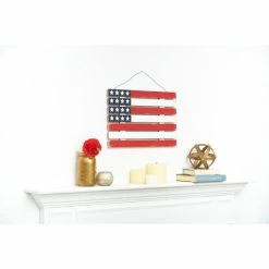 Best Sale ✨ C&F Home Wooden Flag Wall Décor 😉 -Deals C&F Home Store unnamed file 566