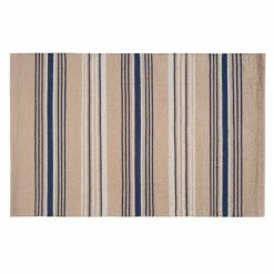 Promo 👏 C&F Home 24" X 72" Stripes Rug French Blue ⭐