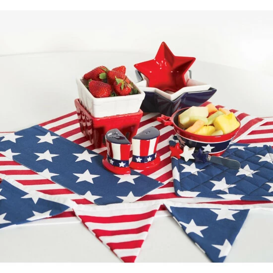 Outlet π C&F Home Patriotic Star Dish Set Of 3 β¨ 4 Outlet π C&F Home Patriotic Star Dish Set Of 3 β¨ - Image 4