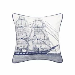 Best reviews of π C&F Home 18" X 18" Ship Printed & Embellished Throw Pillow π₯°