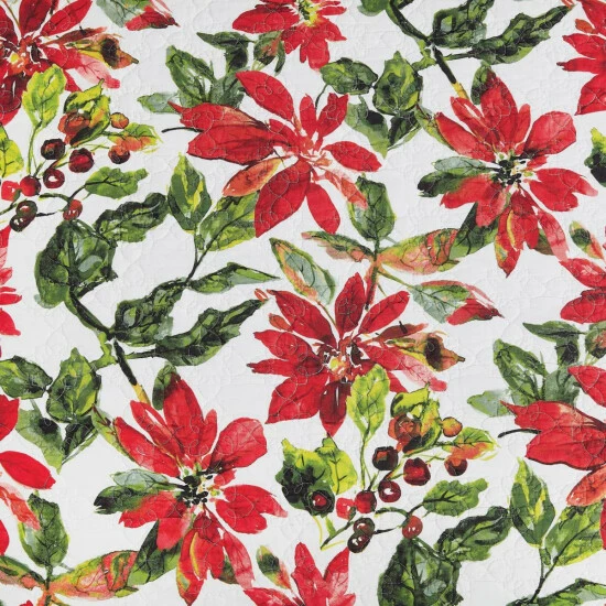 Discount π C&F Home Poinsettia Full/Queen 3-Piece Quilt Set π 4 Discount π C&F Home Poinsettia Full/Queen 3-Piece Quilt Set π - Image 4