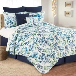 Promo ⌛ C&F Home Bluewater Bay Twin Quilt Set 👏