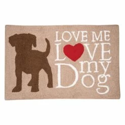 Budget ❤️ C&F Home 🐕 Dog Love Hooked Rug 😀